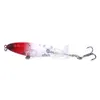 6pcs com caixa whopper plopper 100mm 13g flutuante popper peixe isca artificial isca dura bait wobbler girando tackle de pesca