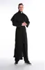 Thema Kostuum Halloween Rollenspel Priester Voor Mannelijke Herenkleding Cosplay God Lange Zwart Pak Party Costumes241Q