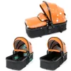 Draagbare kinderwagen met autostoelcomfort 0-4 jaar oud wandelwagen reissysteem vouwen
