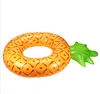 Colchón inflable de piña de 180cm, flotadores flotantes para piscina, anillo de natación con forma de fruta, juguete de playa, anillos de asiento de pvc para adultos
