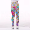 Mermaid Dzieci 3d Legginsy Dzieci Spodnie dla niemowląt Print Ookie Deser Party Girls Casual Fitness Legginsy LJJK1849