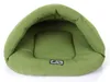 Etiska husdjur Sova Zone Cuddle Cave Pet Bed Soft Polar Fleece Dog Beds Winter Warm Pet Heated Mat Små Hundvalp Katter Bed