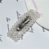 Beautiful Crystal Hair Pins Side Clips Hair Grips Hair Accessories Fashionable Hairs Jewelry For Women Girls