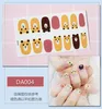 NAS003 Glitter Powder Gradient Color nail art Stickers Nail Wraps Full Cover Nails Polish Sticker DIY Full Self Adhesive Decoration decals