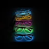 LED Light up Glowing Glasses EL Wire Neon Rave Glasses Luminous Party Glasses Eyewear for Birthday Halloween Xmas Party Bar Decorative Supplier