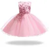 2019 Toddler Girls Summer Dress Brodery Princess Dress Costume Kids Dresses For Girls Vestidos Party Wedding 3 10 Year