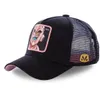 Moda-kapelusz z siatką Anime Majin Buu role czapka z daszkiem wysokiej jakości zakrzywione rondo czapka typu snapback Gorras Casquette Dropshipping