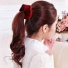 20 pcslotソフトシフォンベルベットサテンヘアスリンチーフローラルグリップループホルダー伸縮性ヘアバンドタイスアクセサリーLeopard FD7968253