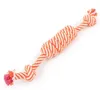 Corda Dog Fun Pet Chew Knot Toy Stripe Cotton Rope Toy Dog Durable alta qualidade Dog Acessórios Atacado DHL grátis