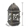 Держатели винтаж Morrocan Iron Vishing Tealight Holder с матовым золотистым европейским металлическим стеклянным стеклянными свечами Storm Romantic Wedding Center