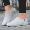 Femme femmes baskets chaussures plates blanches mocassins en cuir Pu sans lacet chaussures talons bas chaussures décontractées Espadrilles dames taille 35-42886