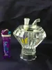 Diamond Crystal Sigarette Waterkoker Bongs Olie Burner Pijpen Waterleidingen Glazen Pijp Olierouts Roken Gratis Shippin