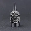 Men039039S Sieraden Nieuwe stijl Roestvrij staal Punk Gothic Skull Astronaut Piloot Aviator Ring Steampunk Vintage Biker Silver9868955