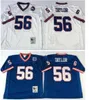 RÉTRO Jim Kelly Jersey Thurman Thomas Bruce Smith Andre Reed Phil Simms Harry Carson Lawrence Taylor Carl Banks Mark Bavaro vintage pour hommes