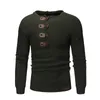 SWEATER Plus Size Men Casual O-Neck Pullover 2018 Zima zimowa koszula z długimi rękawami dzianina z kapturem Człowiek Sweters Pull Homme