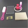 고무 스탬프 만드는 기계 DIY Photopolymer 플레이트 노출 단위 스탬프 메이커 공예 키트