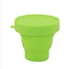 Opvouwbare Silicone Cups Draagbare Telescopische Inklapbare Intrekbare Cup Snoep Outdoor Camping Travel Servies Vouwen Cup Wijnglas LT576