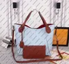 M54351 Hina PM Borsa Borsa Tote Donne Canvas Genuine Pelle di Vitello In Pelle d'argento Hardware Handbag Borsa a tracolla Borsa a tracolla Cross-Body