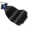 Ishow cheveux brésiliens tisse 10A paquets de cheveux humains avec fermeture Extensions de cheveux péruviens droits 4 paquets trames pour femmes filles A3088842