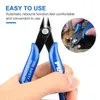 10pcs Pocket Wire Plier Cut Line Stripping Multitool Stripper Knife Crimper Crimping Tool Multi Cutter Cable Forceps