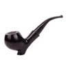 2020 Ebony Pipe Hand Free Black Sandalwood Pipe Bend-Handle Rookmond