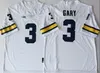 NCAA Michigan Wolverines Jerseys 3 Rashan Gary 10 Tom Brady Jersey 2 Charles Woodson 대학 축구 유니폼 스티치