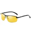 Herren-Marken-Designer-Reit-Sonnenbrille, blendfreie, polarisierte Sonnenbrille, Herren-Halbrahmen-Farbsonnenbrille, Driv3213