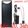 48V 1000W 1500W 2000W EBIKE Batteripack 20ah elektrisk cykel 20ah litiumjon Använd Panasonic Cell