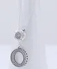 NY HOT SALE Högkvalitativ märke S925 Silverhalsband smycken Slidbar halsband kommer med boxuppsättning lämplig för par gåva3343136