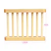 Natural Bamboo Soap Rack Box Container Home Use Wooden Storage Holder Soaps Dishes Eco-friendly Wood Craft Bathroom Soap Tray BH0179 TQQ