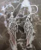 Atacado de moda jóias vintage prata rosas anjo asas de anjo encantos pingentes balanças para presentes femininos 656