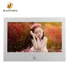 Raypodo 7 inch 1024 *600 resolution wall mount digital photo frame with Metal cover