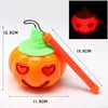 The latest 18 kinds of Halloween glowing pumpkin lights children's portable pumpkin lantern toy with sound Halloween decoration props wholes