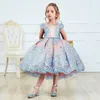 Kızlar Giyim Zarif Yeni Yıl Prenses Çocuk Parti Elbiseleri Gelinlik Çocuk Kıyafetleri Kız Doğum Günü Partisi Desteği Giymek