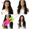 GODDESS Synthetic braiding hair goddess locs Faux Locs Curly Crochet Hair 18 inch Crochet Braids Synthetic Hair Extensions For Black Women