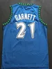 Mens Embroidery #21 Kevin Garnett Jersey Black Blue White 34# Paul Pierce Jersey 5# Kevin Garnett 20# Ray Allen Jerseys Stitched Size S-XXL