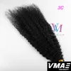 Vmae Brazylijski Remy Virgin Natural Color Nano Pierścień Włosy 1g * 100st Ludzkie Włosy Rozszerzenia Micro Loop Ring Prosto Wave Afro Kinky Curly