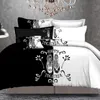 Blackwhite Her Side His Side Bedding Sets Queen Size Double Bed 3pcs Bed Linen Couples Duvet Cover Set5875447