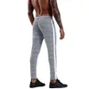 Nya joggingbyxor män randig sport träning sweatpants casual gym träning byxor mens fitness leggings joggare löpande byxor v200327