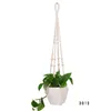 Plant Hanger Macrame Muur Opknoping Plant Mand Katoenen Touw Bloem Pot Houder Indoor Outdoor Balkon Decoratie Muur Art