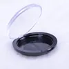 Jednorazowe puste Clear Round 3D False rzęsy Przechowywanie Case Eye Makeup Tool przezroczyste DIY Eleganckie fałszywe rzęsy Blister Pakiet