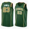 Allen 3 Iverson 23 LeBron 13 James NCAA Harden Baloncesto Jersey Georgetown Arizona Universidad Estatal Bethel Irish High School Jerseys nuevo 00