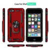 Armor Dual Layer Case 360 Grad drehbarer Metallringhalter Kickstand stoßfeste Abdeckung für iPod Touch 5/Touch 6