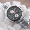 Sıcak Satış Kuvars Hareketi Chronograph Watch Erkek Mavi İskelet Rubber Band erkek İzle Spor Saatleri Montre Homme Dial