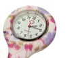Nurse Watch Doctor Quartz Watch Silicon Batteries Watch Zebra Leopard Prints Pocket Watches Kids Gift Watches 11 Colors EEA1369