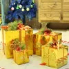 Gift Wrap Christmas Box Stora nuvarande omslagslådor Ribbon Handtag Big Boxes1