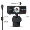 1080P Webcams HXSJ Vídeo Computador 5 milhões Auto-Focus Webcam com câmera embutida no microfone para PC Laptops Para S3 S90 S6 AF