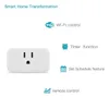 SMART WIFI SOCKETS Wireless Switch Round US-kontakter APP Fjärrkontrolluttagsuttaget Timing Switch för Android IOS Home Automation