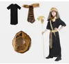 1 set Halloween Boy Egyptian Pharaoh Costume Kids Costume for Boys Christmas Holiday Party Child