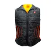 Män utomhus USB Infraröd uppvärmningsvästjacka Vinterflexibla elektriska termiska kläder Waistcoat för sportvandring YH 29277514